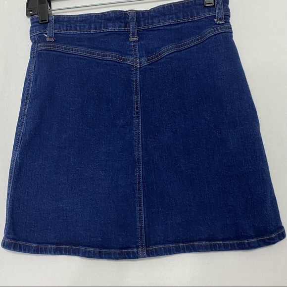 GAP Denim Button Down Mini Skirt size 0/25 - Picture 4 of 9